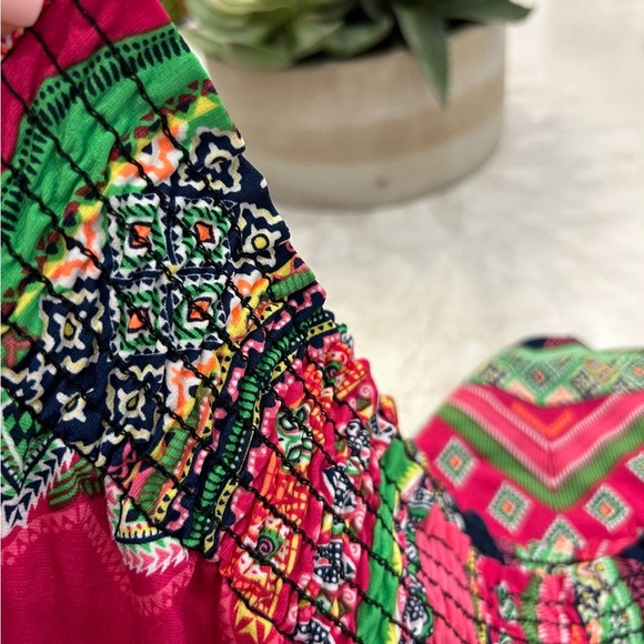 Light, colorful, loose pants with elastic waist-perfect condition - Picture 4 of 6